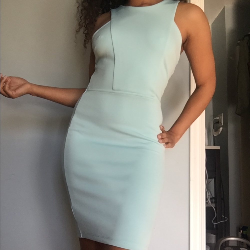 Robin's Egg Blue Bodycon Dress